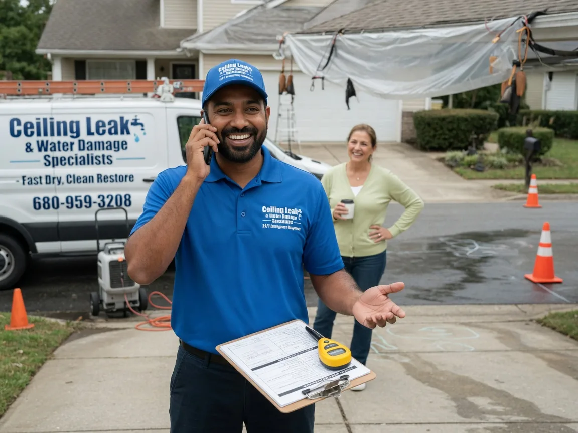 Ceiling Leak Cleanup Helmetta, NJ FAQs